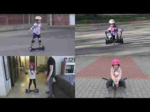 The Little Girl Is Showing Us How to Ride The Hoverboard (Germany)!
