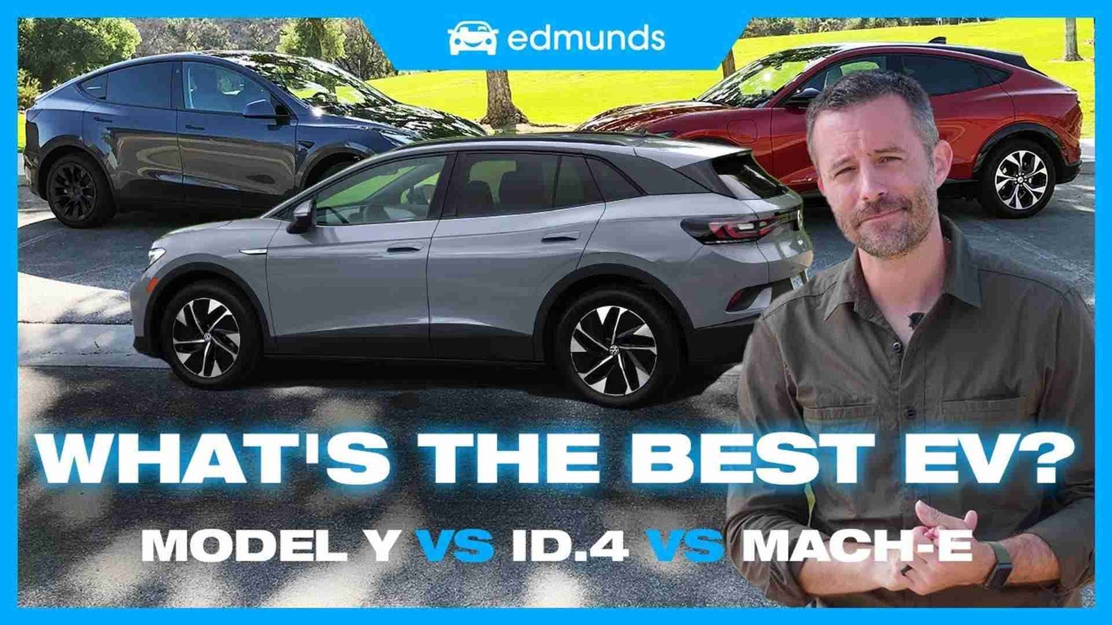 Edmunds Electric Crossover Comparo Crowns Ford Mach-E The Winner