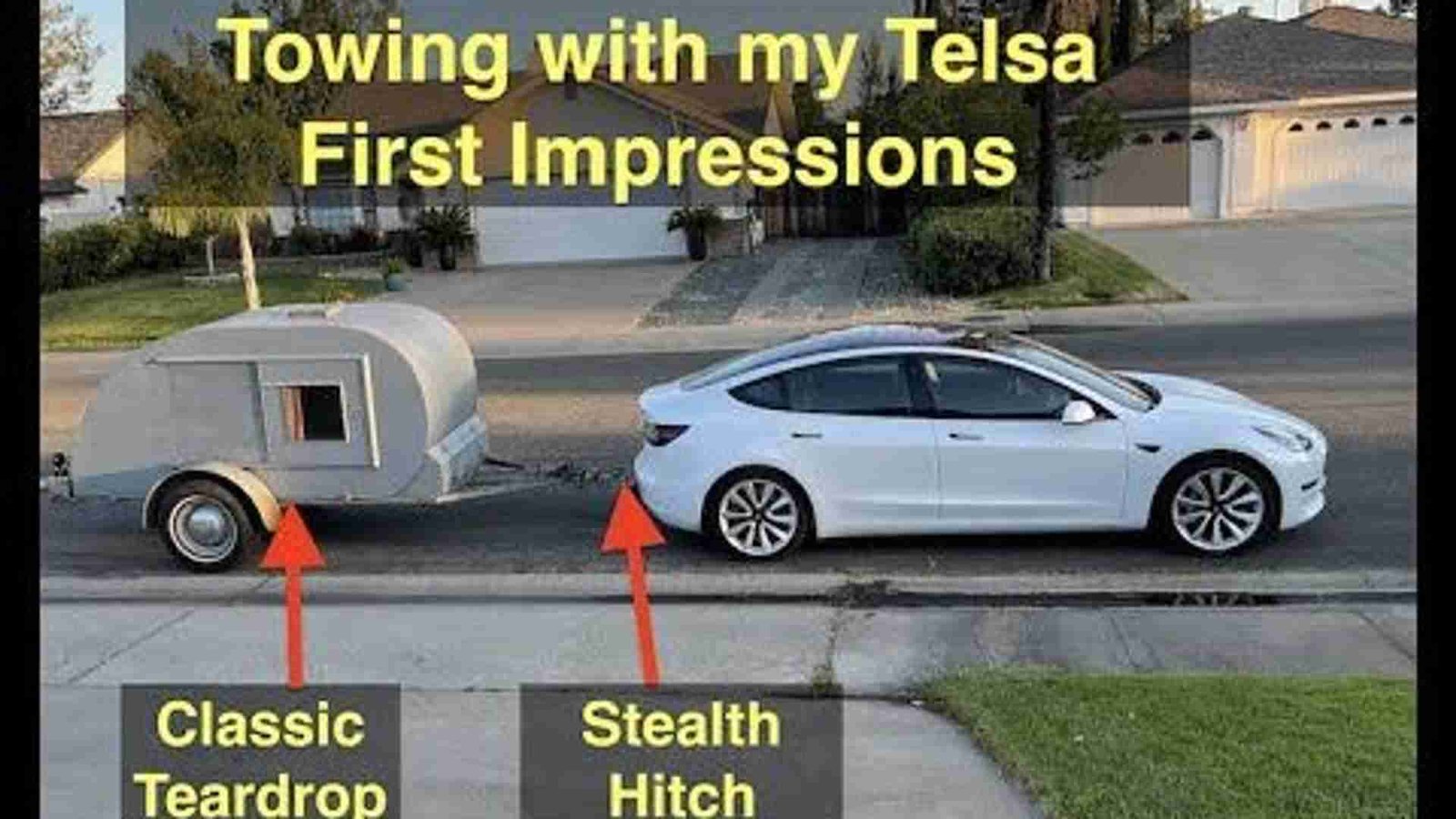 Tesla Model 3 Towing Classic Teardrop Camper: How Did It Go?