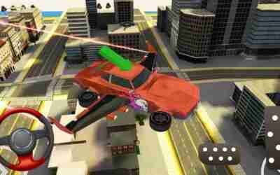 Flying Car Transport: Taxi Driving games – Flying Car Game #21 Android Game Play