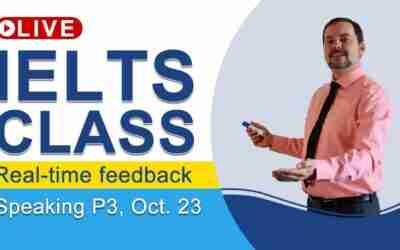 IELTS Live – Speaking Part 3 – Band 9 Performance