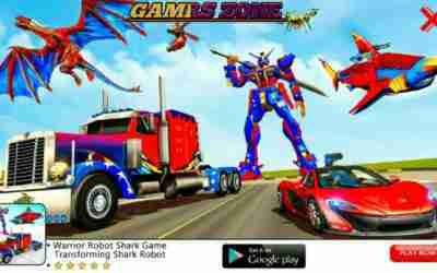 Dragon And Elephant Robot Car Transformation Games Androit Game Play #01 Video