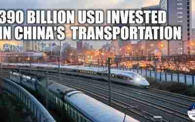 The exact amount China has invested in transportation so far in 2021 that stunned Biden