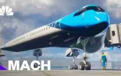 Futuristic 'Flying V' Airplane Could Change The Way We Fly | Mach | NBC News