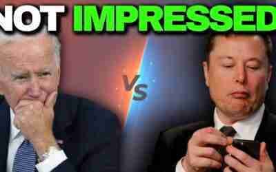 It keeps getting worse between Joe Biden & Elon Musk!