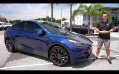 Is the 2021 Tesla Model Y a BETTER performance SUV than a Mustang Mach-E GT?