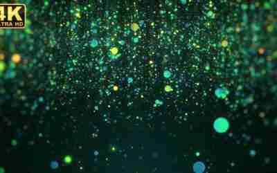 Green particle | Particle background | animated background | motion graphics | moving background 4k