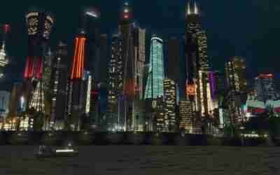 Cities: Skylines – Dense Futuristic Metropolis Flythrough