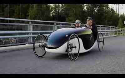 Kinner velomobile – an amazing ecological futuristic vehicle