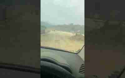 New bridge….. become operational for first time… on kiratpur nairchowk Fourlane bilaspur