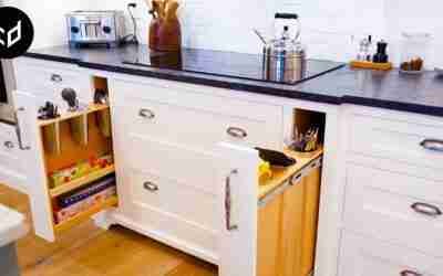 Fantastic Kitchen Design and Storage Ideas with Space Saving Smart Furniture