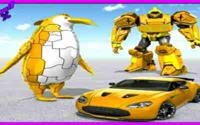 Penguin Robot Car Game: Robot Transforming Games Android gameplay