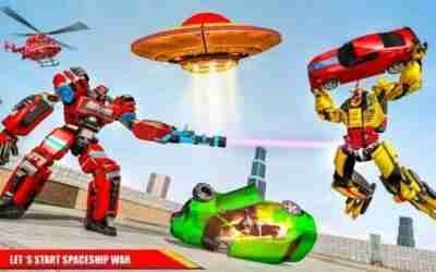 Space Robot Transport Games 3D