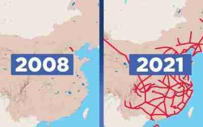 The Unstoppable Growth of China's High-Speed Rail Network
