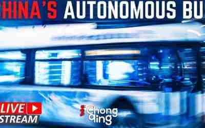 Live Event China's Autonomous Bus | Chongqing China