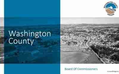 Washington County Board of Commissioners Regular Meeting 11/09/21