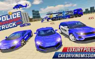 US Police Car Transporter: Trailer Truck Driver 3D Game 21 Part4 – Android Gameplay