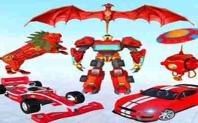 Dragon Lion Robot Formula Car: Grand Multi Robot Transform Game 21 – Android Gameplay
