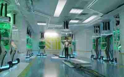 ? blender live  – creating a futuristic scifi lab in blender