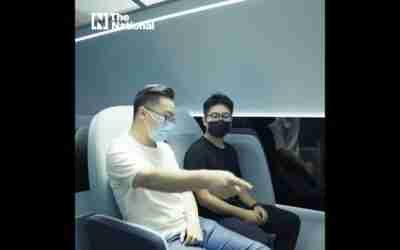 Inside the Hyperloop passenger pod planned for the UAE