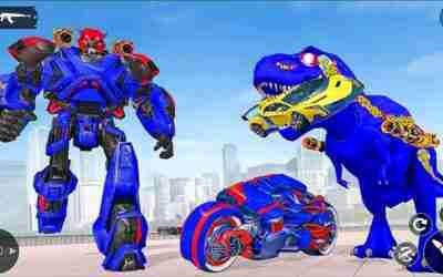 Dino Robot Transforming Game 2021: Jet Phoenix Car Bike Robot Transform – Android Gameplay