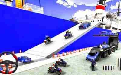 US Police Car Transport Truck – Offroad Police Car Truck Transport – Android Gameplay