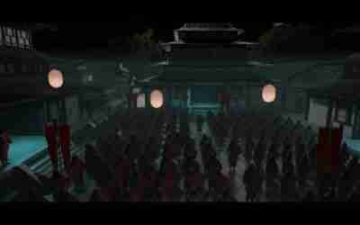 ? blender live  – creating a Japanese ninja training camp concept art in blender