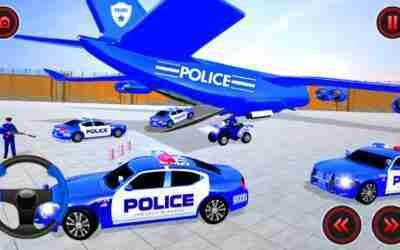 Police Car Transporter Truck – US Police Geep Truck Transport – Android Gameplay