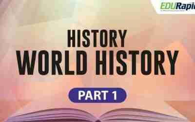 World History Part 1 | SSC, CDSE, AFCAT