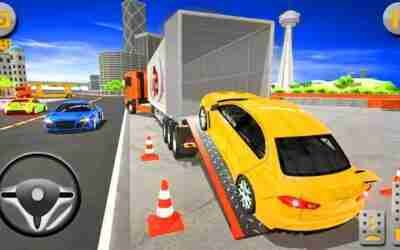 City Car Cargo Airplane Transport – Police Car Transporter