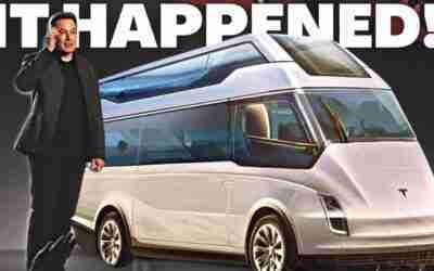 Elon Musk Officially REVEALED The Insane NEW Tesla Van!