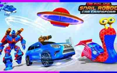 US Police Snail Robot Car Games Android gameplay