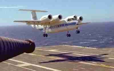 4 Engine Super Weird Super Quiet Airplane