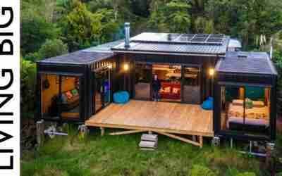 Off-Grid Living in a 5x 20ft Shipping Container Home