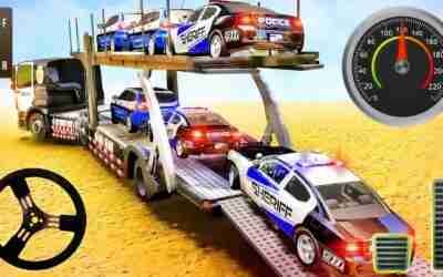 US Police Car Transport Truck – Rescue Truck Parking Game | Android Gameplay