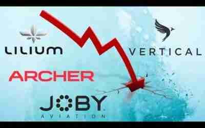 eVTOL Stocks Crash | Lilium Joby Archer Vertical Aerospace | How Low Can They Drop? LILM ACHR BSN