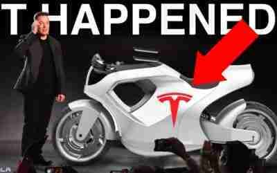 `Elon Musk Revealed Tesla Electric Motorcycle