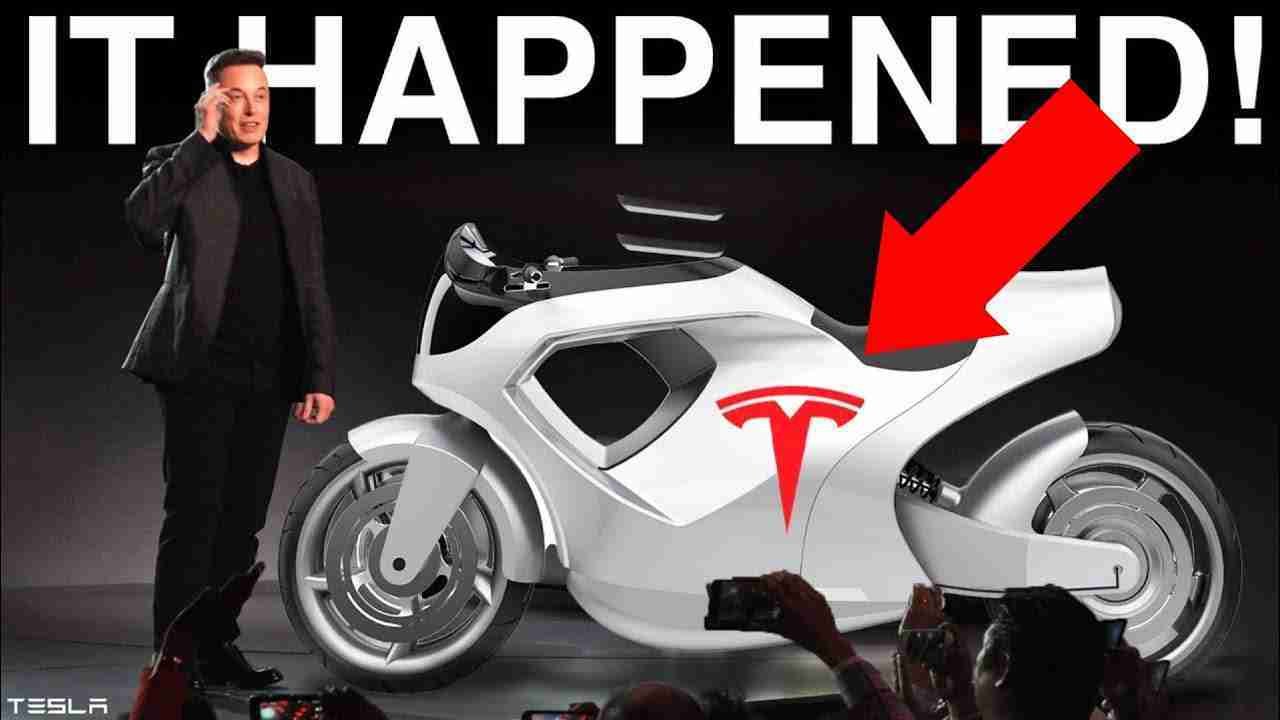 `Elon Musk Revealed Tesla Electric Motorcycle KIVIAC