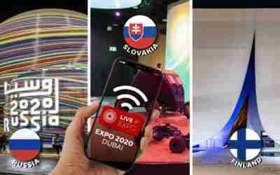 Live@Expo: Finland, Slovakia and Russia Pavilions