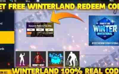 GET FREE WINTER LAND REDEEM CODE IN FREE FIRE||GET FREE REDEEM CODE FREE FIRE||4 DECEMBER REDEEMCODE