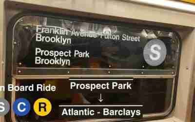 MTA NYC Subway • On Board (S) (C) & (R) Trains | Prospect Park to Atlantic Av – Barclays Ctr