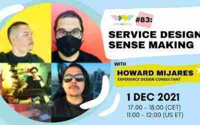 Wednesday Web Jam no. 83 – "Service Design Sense Making" with Howard Mijares