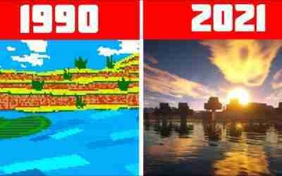 Evolution Of Minecraft  1990 – 2021