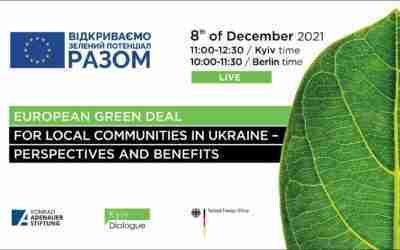 European Green Deal for local communities in Ukraine: perspectives and benefits