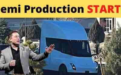 Tesla Semi Starts Limited Production, Watch The Test Truck