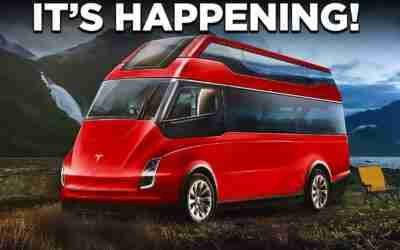 Elon Musk JUST REVEALED the Tesla Van!