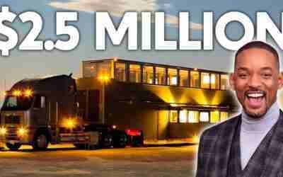 INSIDE Will Smith's Luxury $2.5 Million Trailer