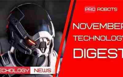 The latest robots and future technologies: all the technology news for November in one issue!