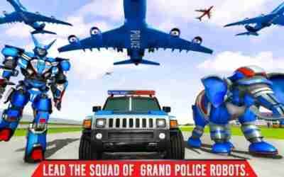 Police Elephant Robot Transport Games * Android Gameplay