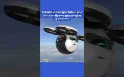 futuristic transportation pod #shorts